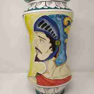 Vaso in ceramica di Caltagirone dipinto a mano