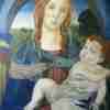 Madonna con Bambino Olio su Tela Artista Alessia Interdonato