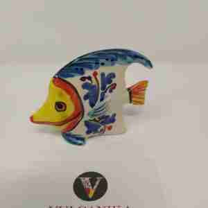 Pesciolino in Ceramica di Caltagirone dipinta a mano