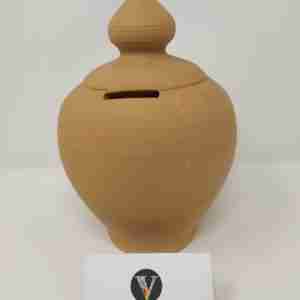 Salvadanaio in terracotta