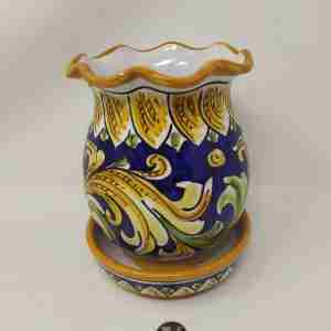 Scolaposate in ceramica di Caltagirone dipinta a mano