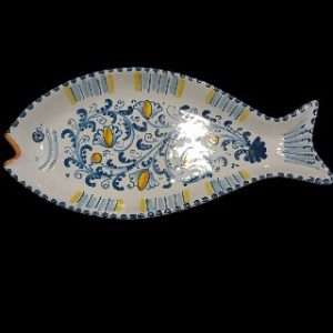 Piatto pesce in Ceramica di Caltagirone