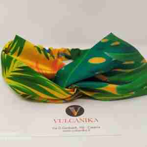 Fascia in misto seta Jungle in Stile Siciliano cucita a mano Made in Sicily