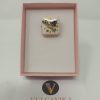 Anello con mattonella in ceramica di Caltagirone un accessorio originale con simbolo la Sicilia