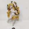 Angioletto in ceramica di Caltagirone dipinta a mano