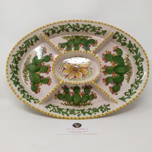 Antipastiera in Ceramica di Caltagirone
