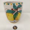 Bicchiere in ceramica di Caltagirone dipinta a mano