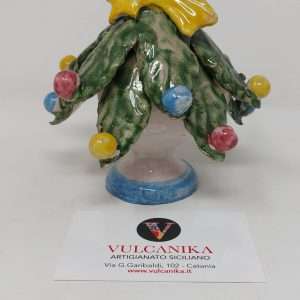 Albero Natale in Ceramica di Caltagirone dipinta a mano