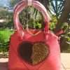 Borsa ecopelle dipinta a mano