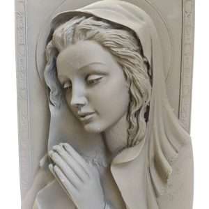 Capezzale Madonna in pietra lavica