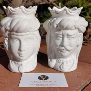 Teste di Moro in Ceramica di Caltagirone H 13