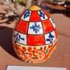 Uovo Pasquale in ceramica dipinta a mano