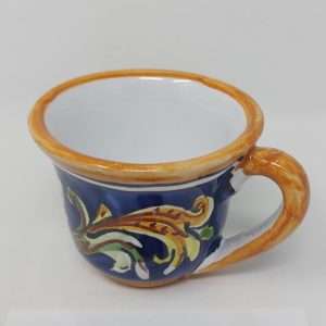 Servizio caffé x 6 in Ceramica di Caltagirone