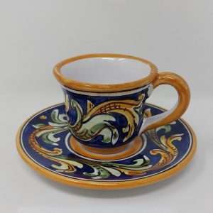 Servizio caffè 1 tazza in Ceramica di Caltagirone