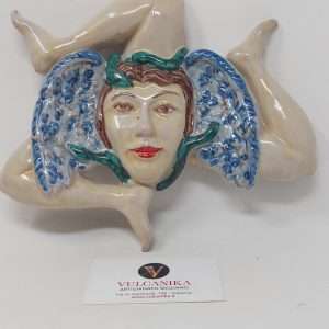 Trinacria o triscele in Ceramica di Caltagirone