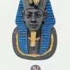 Tutankhamon in pietra lavica il faraone egizio