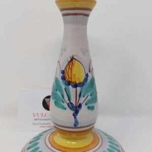 Portacandela in ceramica di Caltagirone