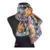 Foulard misto seta stile Siciliano cucito a mano