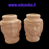 Teste di Moro in ceramica H. cm. 7 Teste di Moro Porta stuzzicadenti