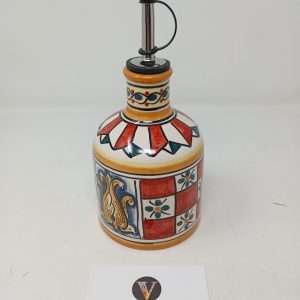 Oliera in Ceramica dipinta a mano di Caltagirone