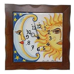 Orologio in ceramica di Caltagirone