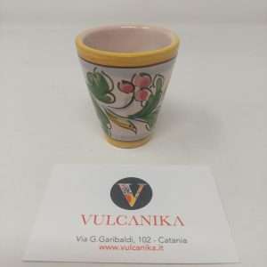 Bicchierino in ceramica di Caltagirone