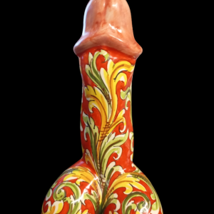 Fallo in ceramica di Caltagirone stile ornato