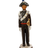 Statuetta Carabiniere Alta Uniforme in Terracotta H Cm. 30