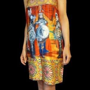 Abito donna in misto seta Stile Siciliano