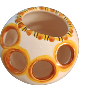Portaspazzolini in Ceramica di Caltagirone