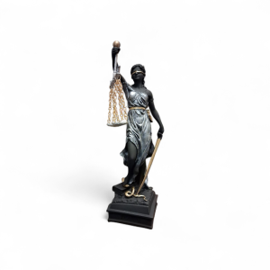 Dea Giustizia Themis in pietra lavica